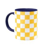 ماگ Yellow Checkered - Image 2