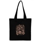 توتبگ کتان مشکی Jazz Lover