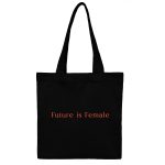 توتبگ کتان مشکی Future is Female