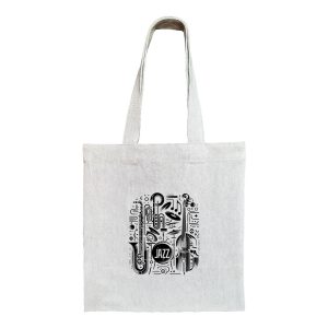 توتبگ کتان خاکستری Jazz Lover