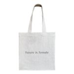 توتبگ کتان خاکستری Future is Female