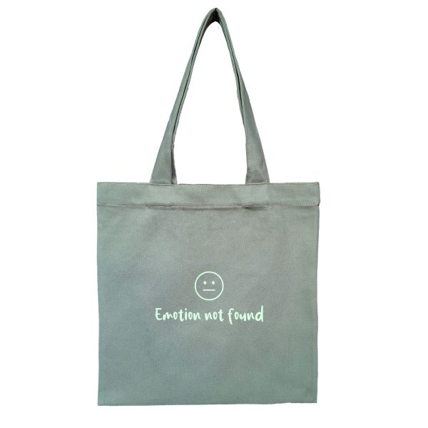توتبگ کتان سبز Emotion not found - Image 1