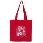 توتبگ کتان قرمز Jazz Lover