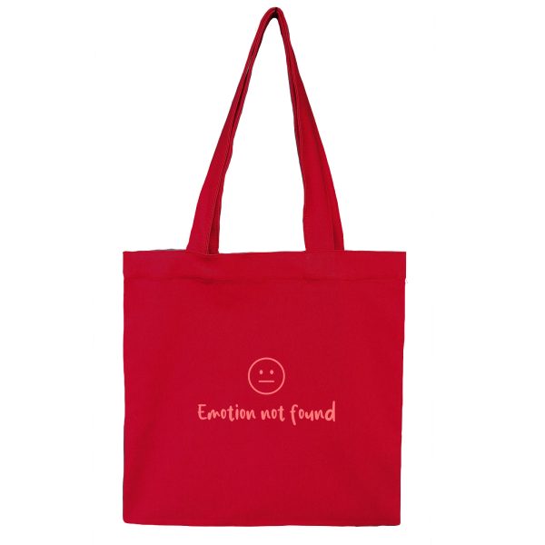 توتبگ کتان قرمز Emotion not found - Image 1