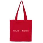 توتبگ کتان قرمز Future is Female
