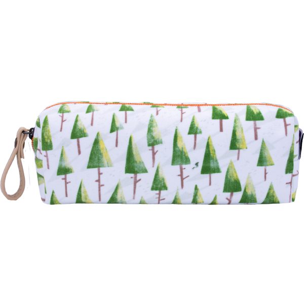 16 جامدادی مکعبی جنگل کاج در روز برفی - Image 1