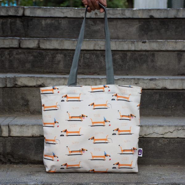 FullPrint-Totebag 21 اکوبگ Dachshund (داشهاند) - Image 1