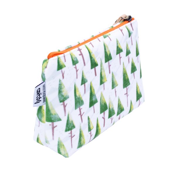 کیف لوازم شخصی جنگل کاج در روز برفی - Image 2