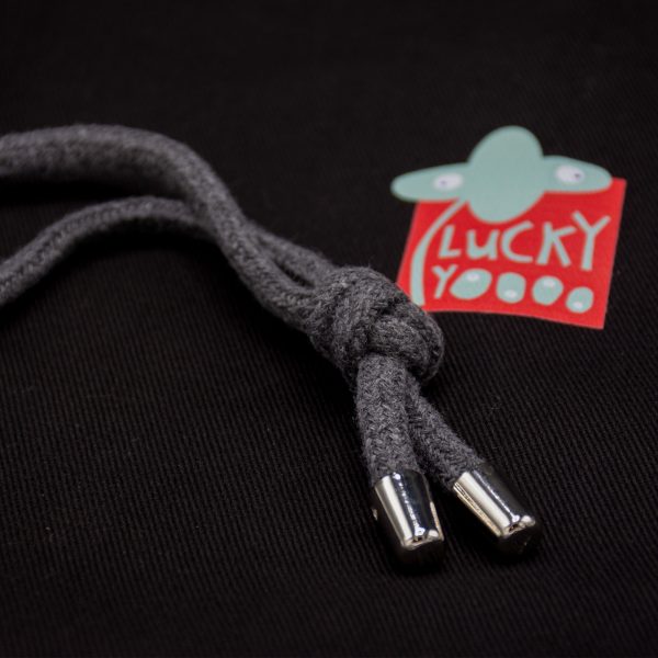 کوله بند کتان Lucky You مشکی - Image 2