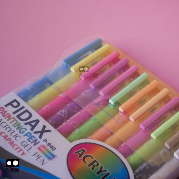 Acrylyc Pen 2000 copy 6 روان نویس اکریلیک پیداکس 12 رنگ - Image 5