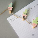 گیره چوبی کاکتوس های خوشحال - Image 3