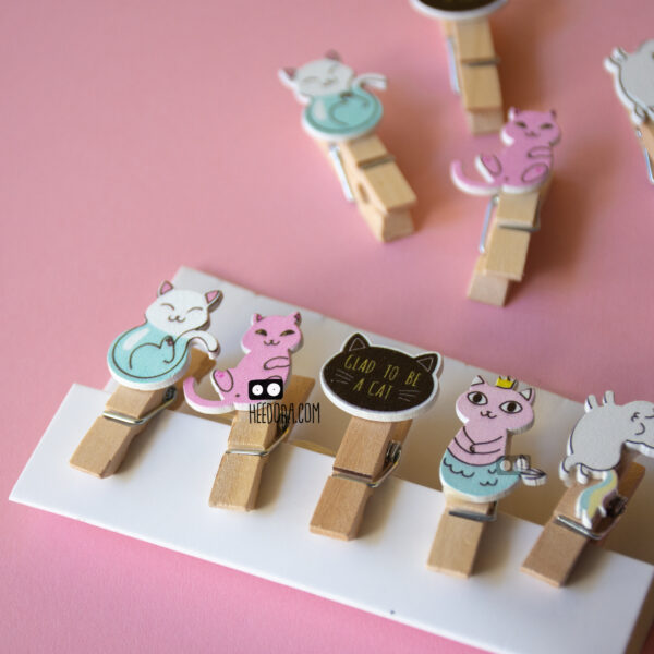 Cactus3 گیره چوبی گربه ها - Image 1