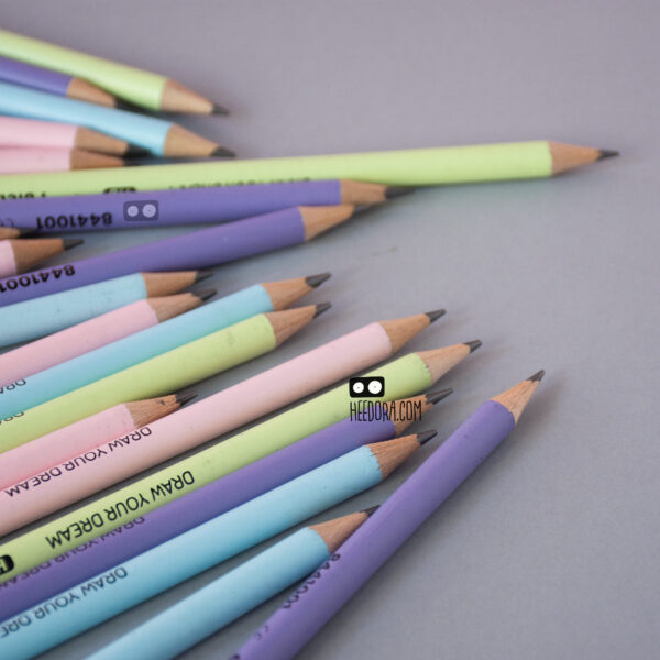 Elipon Pencil 1 مداد مشکی الیپون مدل پاستل بسته 12 عددی - Image 1