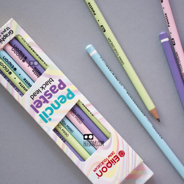 Elipon Pencil L2 مداد مشکی الیپون مدل پاستل بسته 12 عددی - Image 5