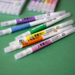 ماژیک هایلایتر دوسر پاک کن دار بسته ۶ عددی