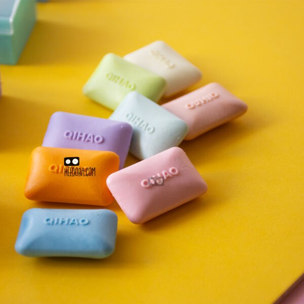 Eraser4 پاک کن آدامسی Qihao بسته 8 عددی - Image 1