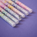 ماژیک هایلایتر اکلیلی دو سر آرورا بسته ۶ عددی - Image 4