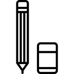 مداد / پاک کن / تراش