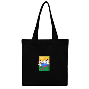 Cotton totebag Black Damavand 2 | هیدورا