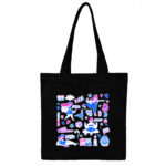 توتبگ کتان مشکی  یوگا - Image 2