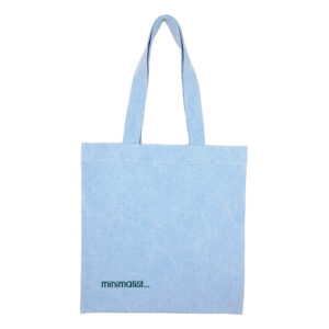 Cotton totebag Blue Minimal 1 | هیدورا