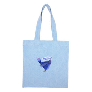 Cotton totebag Blue Moosa 1 | هیدورا