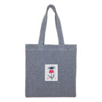 توتبگ جین ذغالی طرح تمبر گل لاله