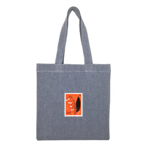 Cotton totebag Gray LilyOe 1 | هیدورا