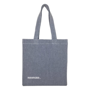 Cotton totebag Gray Minimal 1 | هیدورا