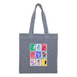 توتبگ جین ذغالی طرح تمبر استمپ کالکشن