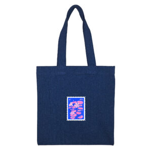 Cotton totebag Navy Ladan 1 | هیدورا