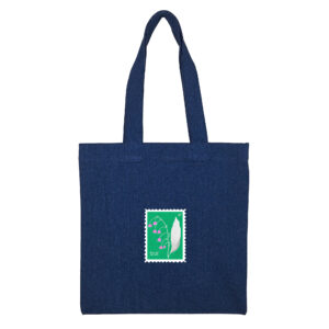 Cotton totebag Navy LilyG 1 | هیدورا