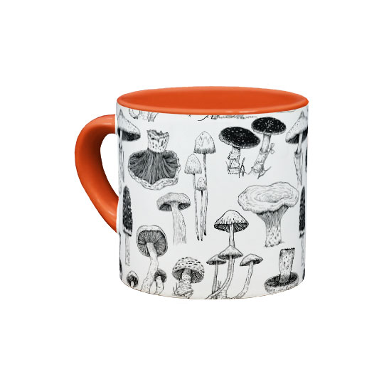 Mushroom-Black مینیماگ قارچ های جنگل مشکی - Image 1