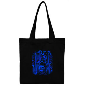 خانه Cotton Totebag black JazzB 1 2 | هیدورا
