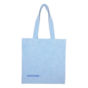 Cotton totebag Blue MinimalistB 2 2 | هیدورا