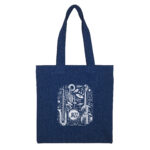 توتبگ جین سورمه ای  Jazz Lover سفید