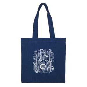Cotton totebag Navy JazzW 1 1 | هیدورا