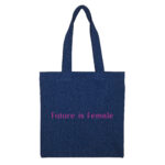 توتبگ جین سورمه ای Future is Female سرخابی - Image 2